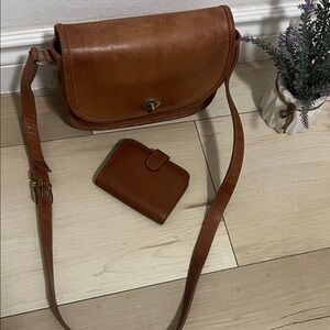 VINTAGE COACH Leather Bag